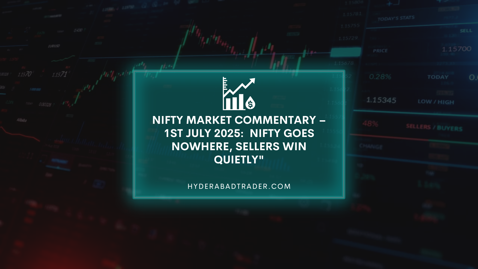 Nifty Market Commentary 1st July 2025 – Stock trading screen with price charts and market stats background