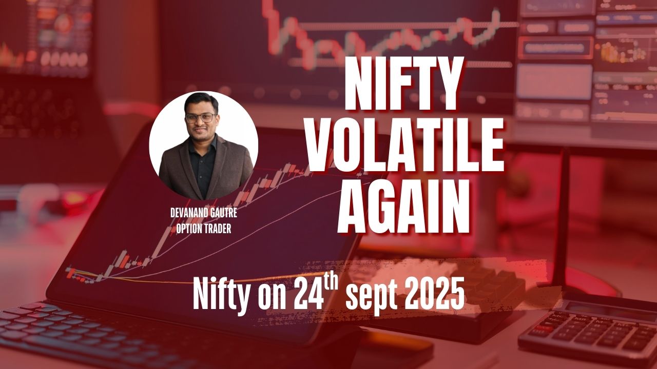 Nifty volatility September 2025,” “options trading strategy,” “hedged trades,” “Nifty technical levels,” “sector highlights,” and “market analysis 24 September.”