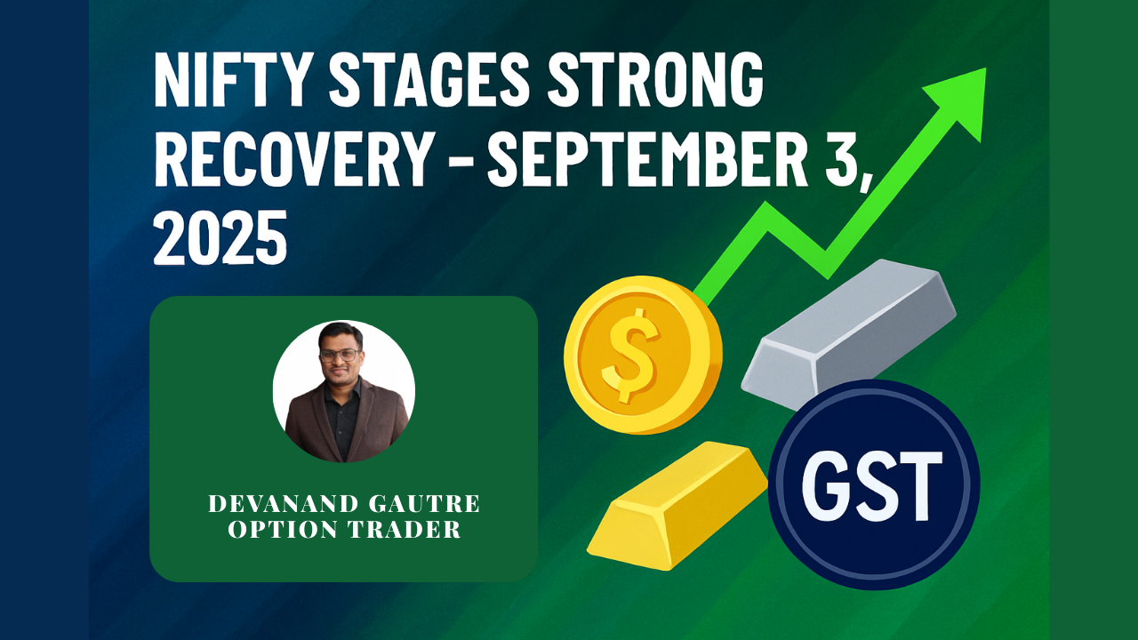 Nifty Stages Strong Recovery on September 3: Metals Rally, GST Optimism Drives Sentiment