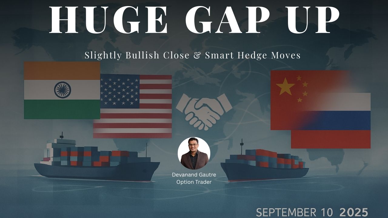 "Nifty gap up today", "Nifty hedging strategy", "Nifty volatility analysis", "options trading Nifty September 2025", and "Nifty sector performance"